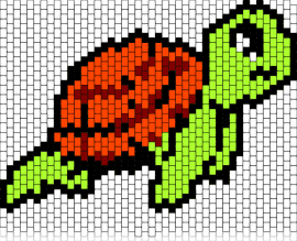 Fix This Sea Turtle - turtle,cute,sea,marine life,animal,playful,vibrant,ocean,green,orange