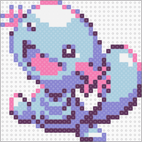 wooper - pink,light blue