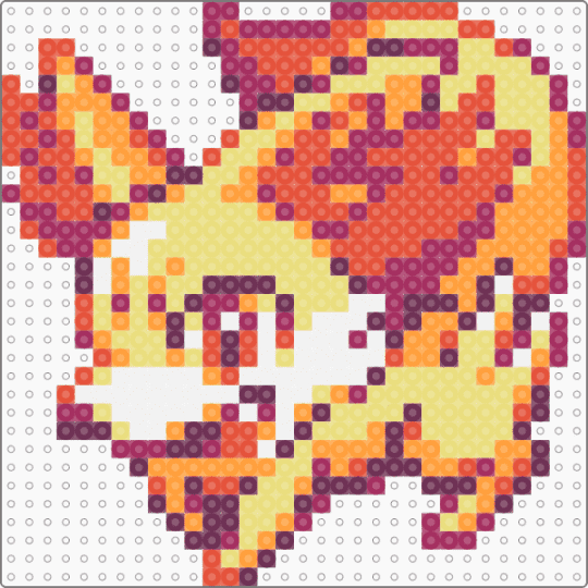 fennekin - pink,yellow