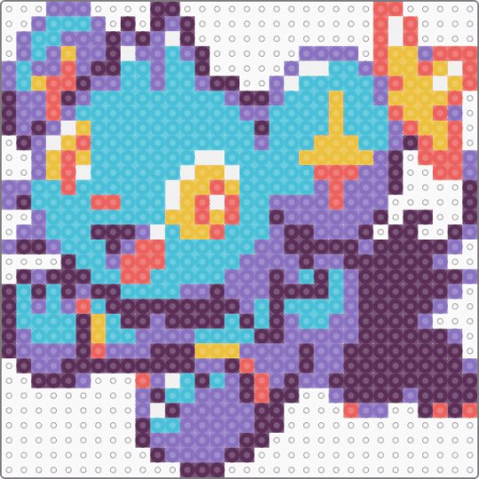shinx - pink,blue,light blue