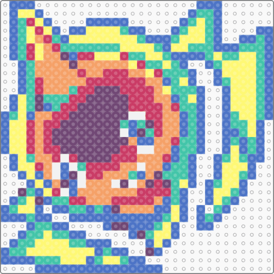 rotom - blue,pink,teal
