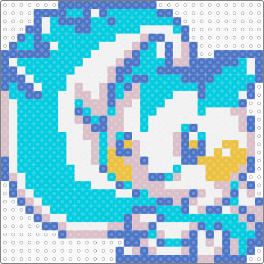 pachirisu - blue,light blue