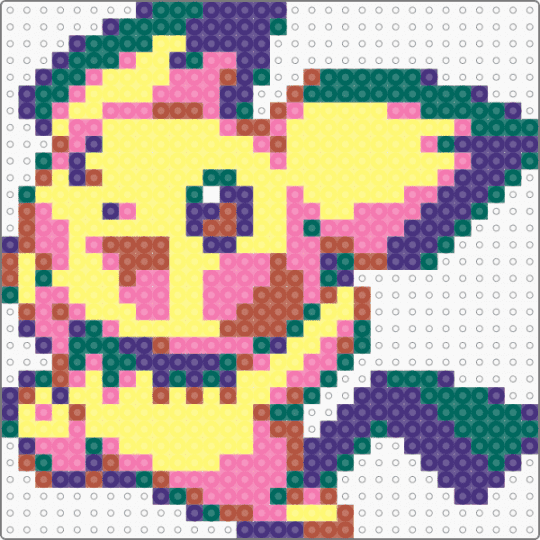 pichu - purple,pink,yellow