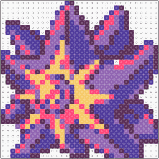 starmie - pink,purple