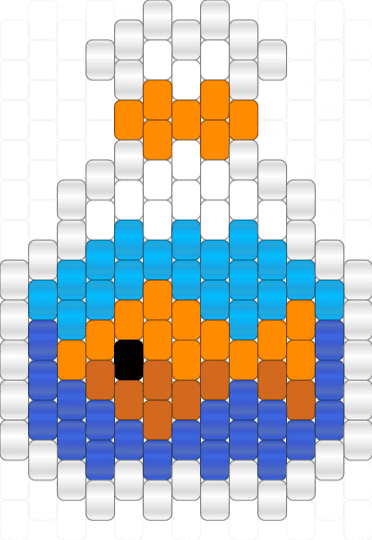 Goldfish - orange,fish,blue,bag,charm,cute
