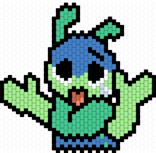 Squirm Dw!! - green,blue,teal,squirm,dw,dandys world,bug,caterpillar,panel