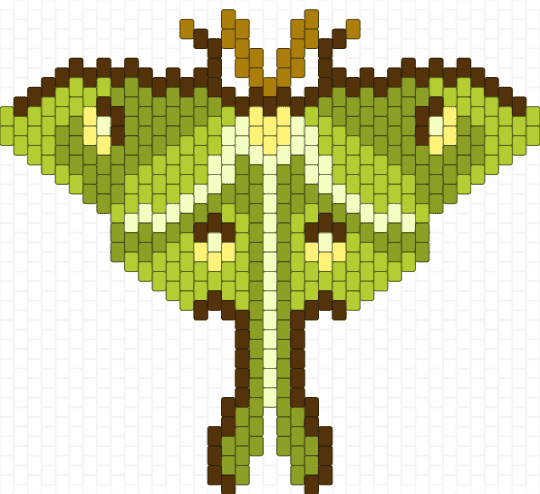 Luna moth charm - green,charm,bug,moth,nature,luna,luna moth