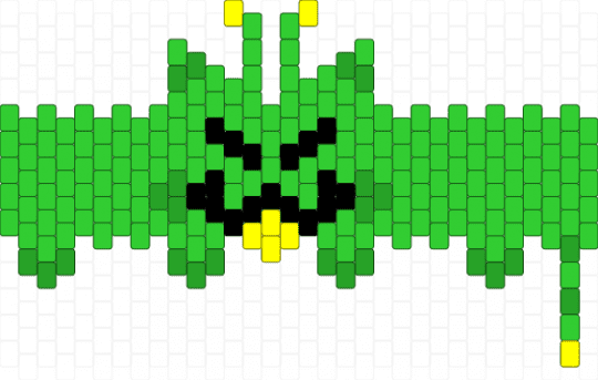 Gnarpy cuff - green,regretevator,cat,alien,yellow