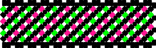 Idk - black,pink,green