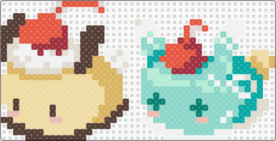 Flan & Cream Soda Dreaming Sea Slug - beige, cream soda, cute, flan, light blue, melon soda, pudding, sea slug
