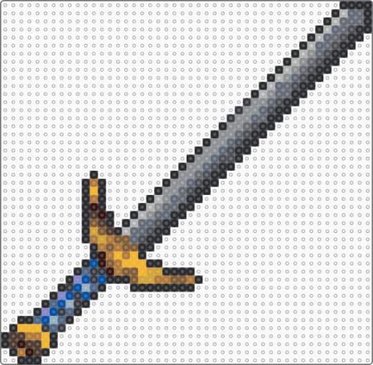 Linked Sword (Roblox) - black, gray, linked sword, purple, roblox, sword, tan