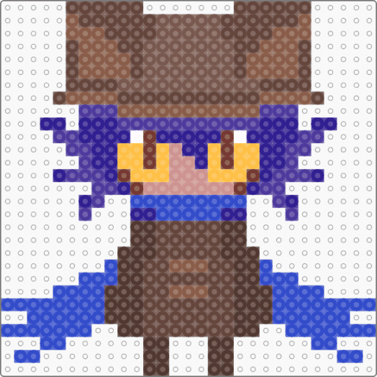 Modern Niko Sprite - blue, brown, niko, oneshot, purple, tan