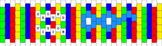 Ground Vision Cuff - purple,red,yellow,green,drive45,glasses,cuff,rainbow,kidcore,clowncore,weirdcore,rgb