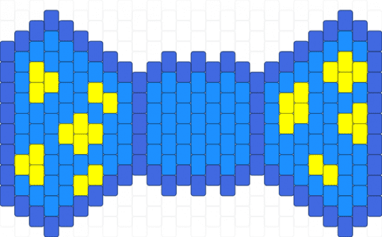 Fan’s Bowtie (Even Peyote) - blue,light blue,inanimate insanity,ii,fan,bowtie,fans bowtie,fan ii,fan inanimate insanity