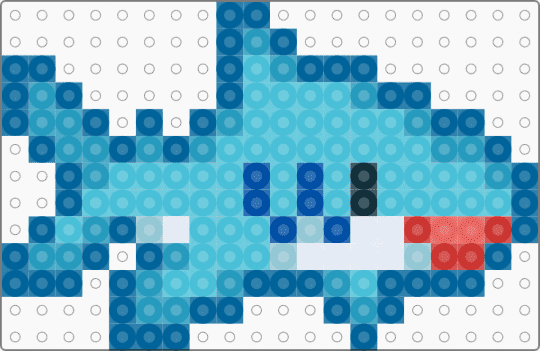 Shark - blue,light blue