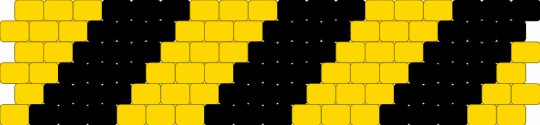 caution tape cuff (smaller size) - yellow,black