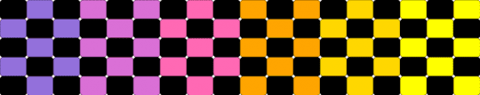 jax colours ladder cuff - black,pink,yellow