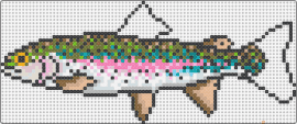 rainbow trout - trout,fish,animal,rainbow,underwater,green,tan