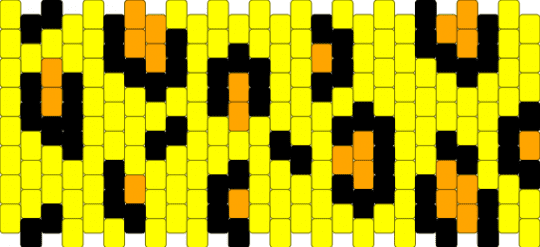 leopard pattern - yellow