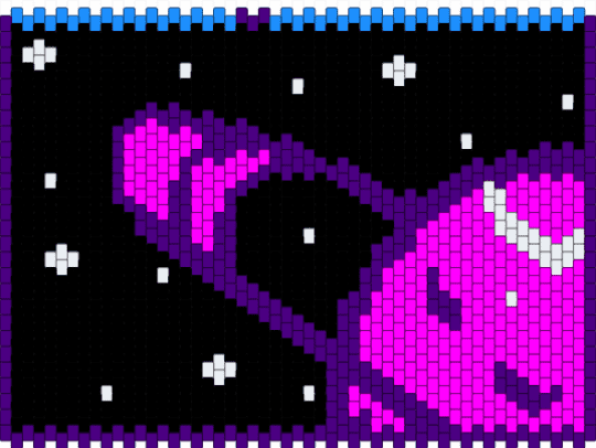 Space - black,purple,pink