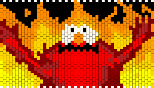 Burning Elmo lol - red,orange,yellow,meme,elmo,funny,goofy,ahh,ah,aah
