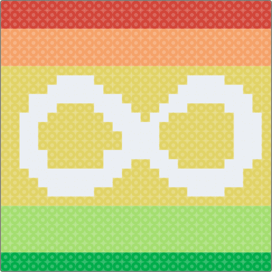 Autism pride flag - yellow,green