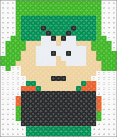 Kyle Broflovski mugshot - green