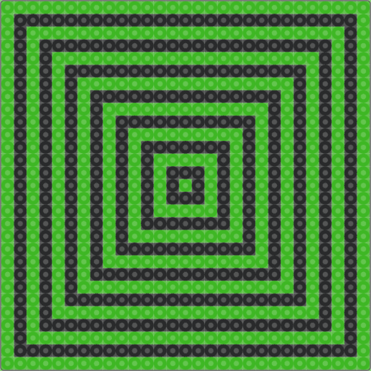 Green and black square - green,black