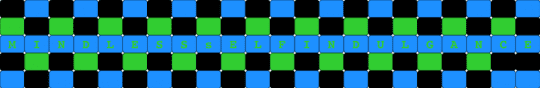 Mindless self indulgence cuff spelled wrong - light blue,green