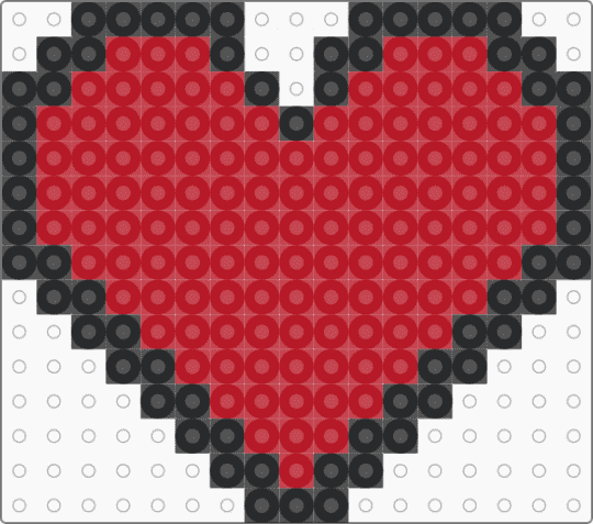 Totally super cool awesome pixel heart - red,black,minecraft,video games,pixels,retro,super cool