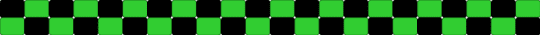 Green and black checkered ladder stitch - black,green