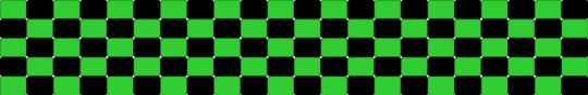 Green and black large ladder stitch cuff - green,black