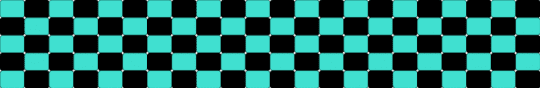 Teal and black ladder stitch cuff - light blue,black