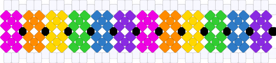 Rainbow two stack xbase - orange,green,purple,colorful
