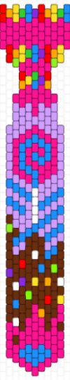 Candy tie - pink,brown,light blue,colorful,candy,tie