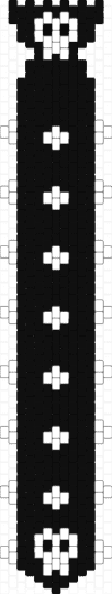 Black spiked tie - black, black spiked skull tie, black spiked tie, black tie, emo tie, skull tie, spiked tie
