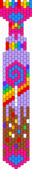 Candy tie remake - red,pink