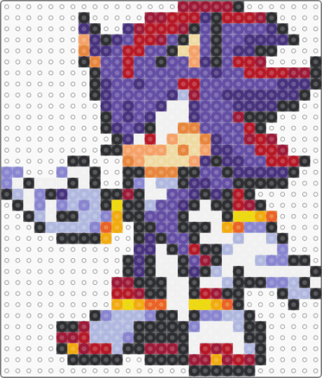 shadow the hedgehog - red,purple