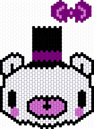 Funtime Freddy bag - pink, white