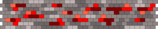 Redstone peyote cuff (Remix) - gray,minecraft,gaming,peyote,cuff,kandi,ore