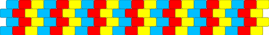 digital circus banner - light blue,red,yellow