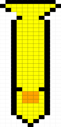 Duck tieeeeeeeeeee - yellow,tie,duck,ladder stitch