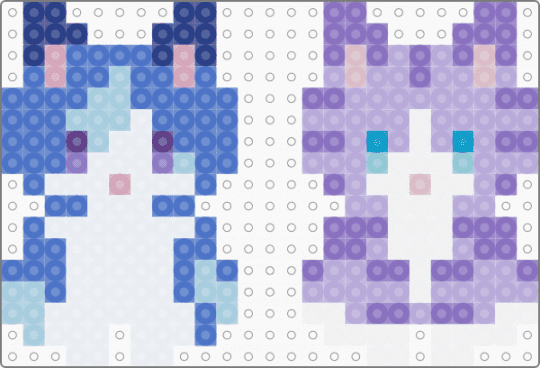 Meowmeows - blue,pink