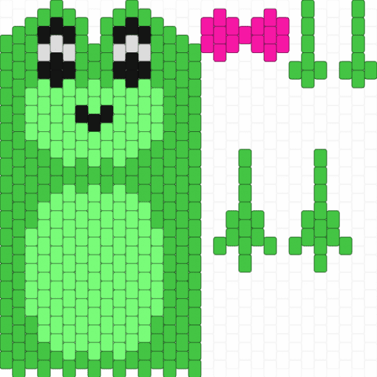 Ribbit - green,teal