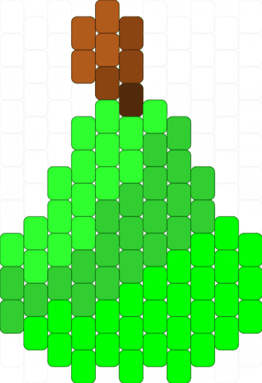 idk. pear - green