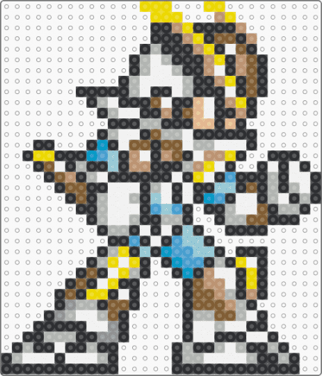Megaman X 8th Armor - beige, black, tan