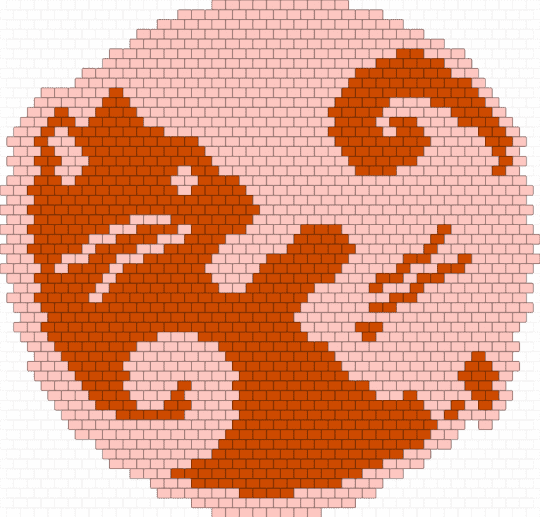 yin yang kitties - beige,red,cat,yin yang,peace,kitty,circle,furry,animal,meow
