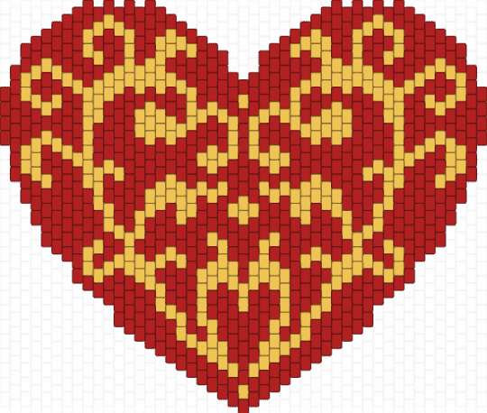 golden heart - red,yellow,gold,heart,love,pride,valentine,holiday