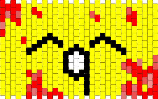 Xi yi inspired cuff - yellow
