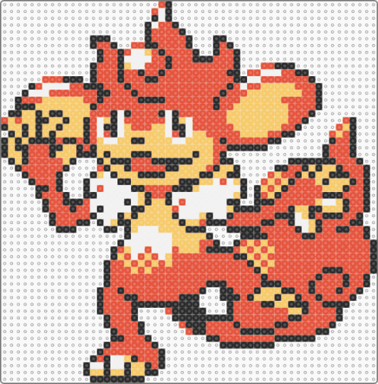 Simisear Retro - red,yellow,pokemon,simisear